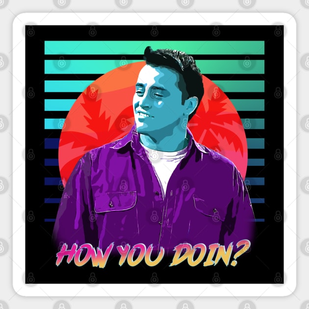How you Doin' Neon Retro Magnet by Tv Moments